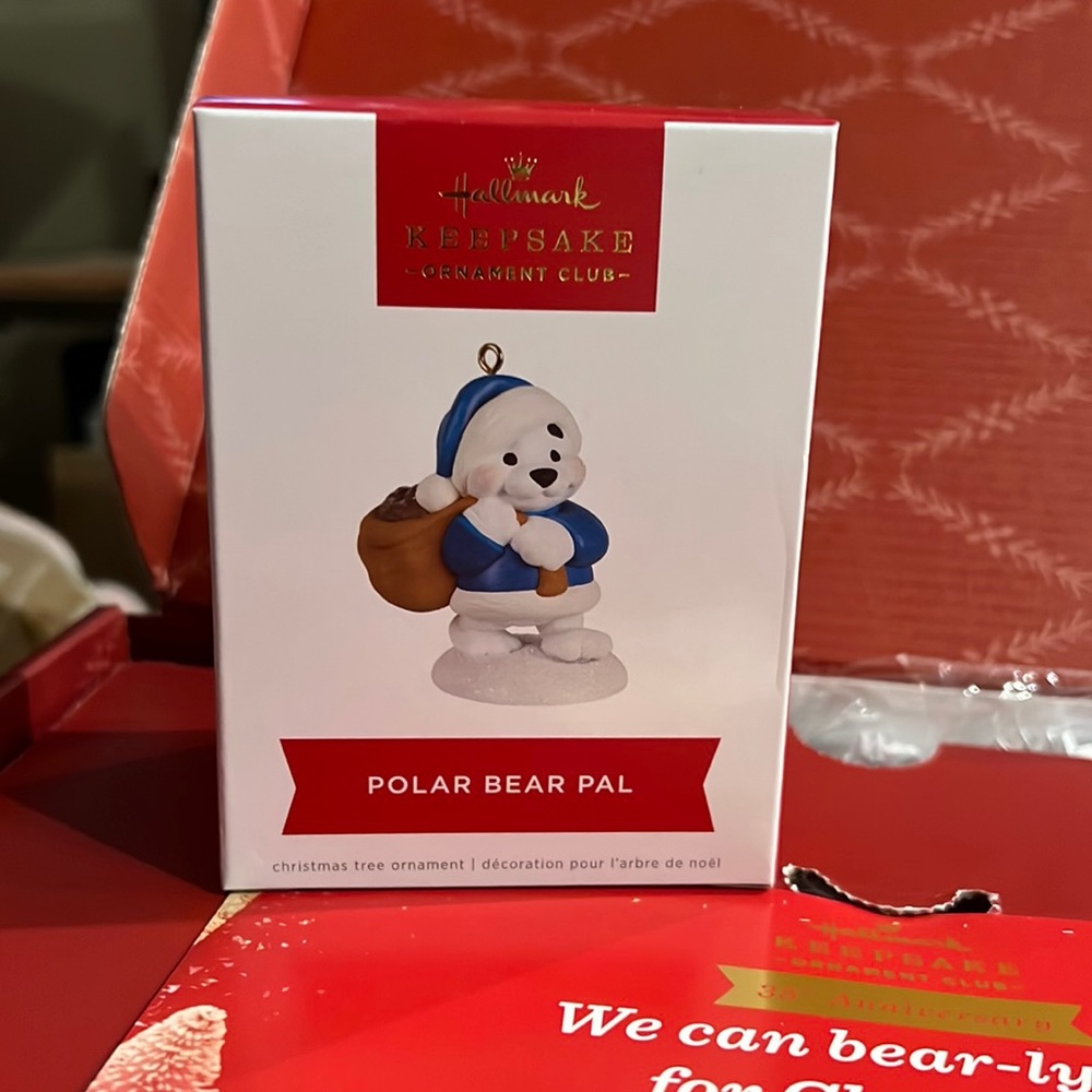 HOC 2022 Hallmark Ornament Club Polar Bear Pal New in Box
